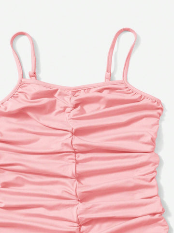 Teen Girls Ruched Cami Dress