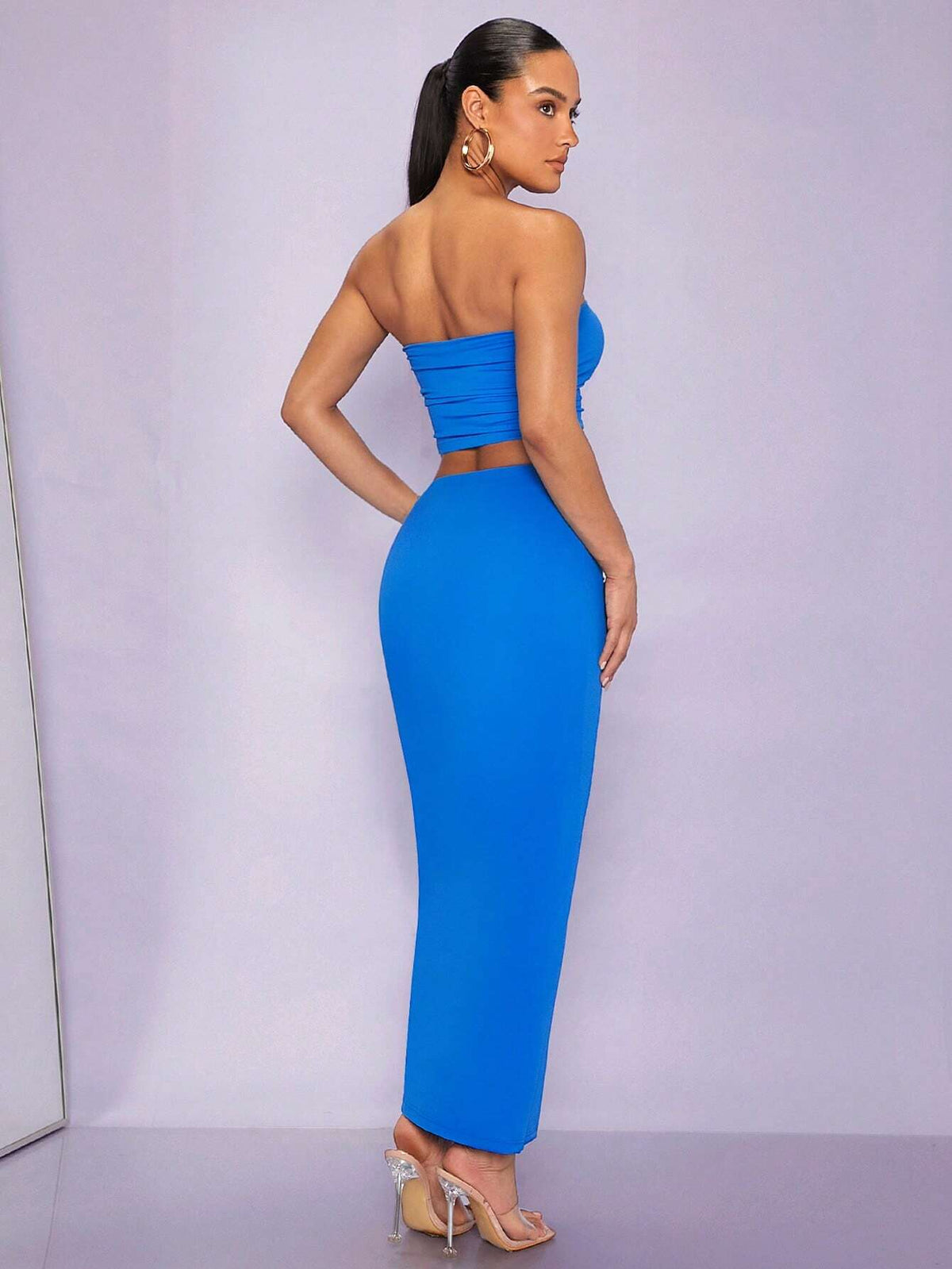 Solid Tube Top & Pencil Skirt