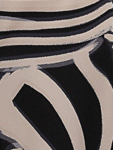 Crisscross Tie Back Crop Tee & Graphic Print Wide Leg Pants