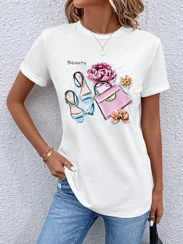 Unity Floral & Letter Graphic Tee