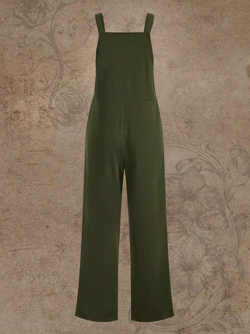 Fairycore Sun Graphic Pocket Front Overall Jumpsuit