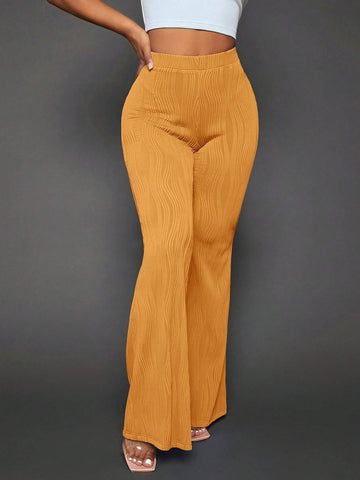 SXY Solid Flare Leg Pants