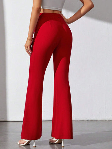 Tall High Waist Flare Leg Pants