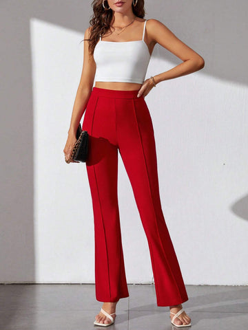 Tall High Waist Flare Leg Pants