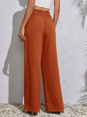 Tall Solid Wide Leg Pants