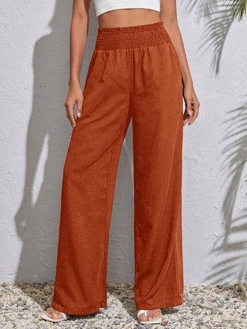 Tall Solid Wide Leg Pants