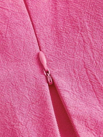 Flap Pocket Drop Shoulder Crop Shirt