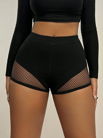ICON Solid Fishnet Insert Shorts