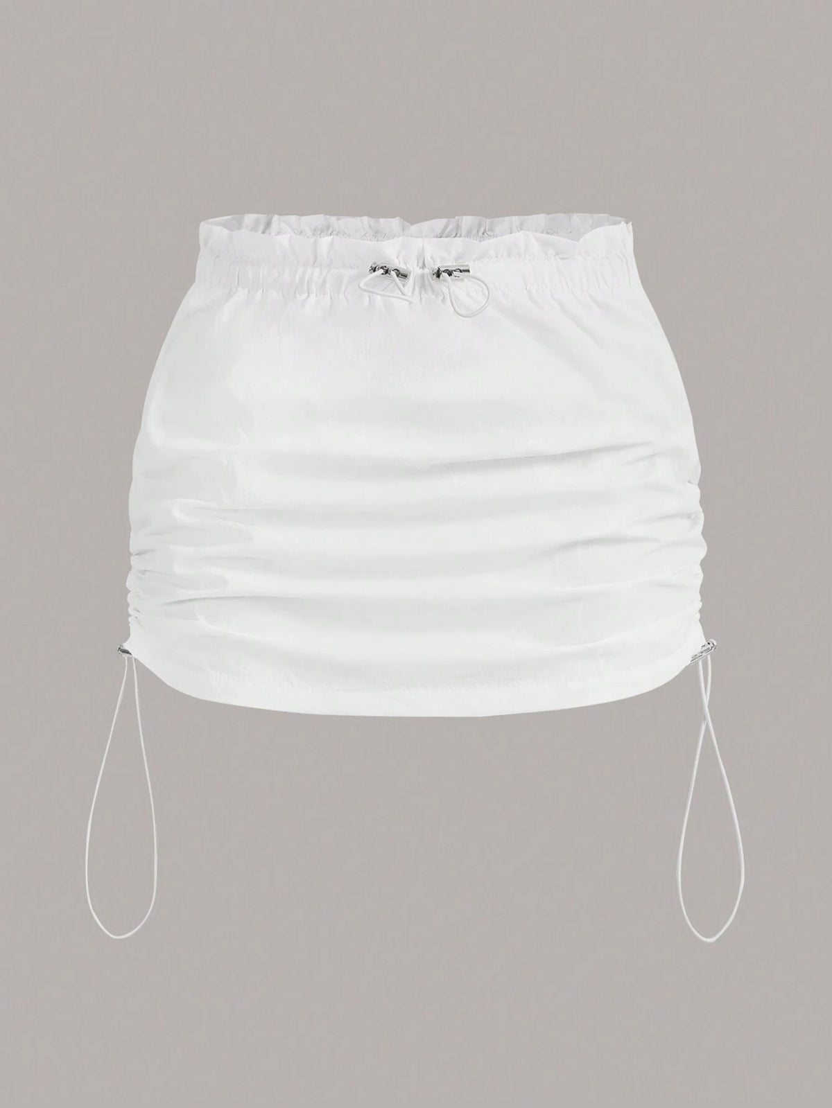 ICON Paperbag Waist Drawstring Detail Bodycon Skirt