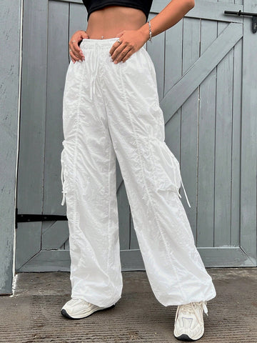 EZwear Drawstring Pocket Side Pants