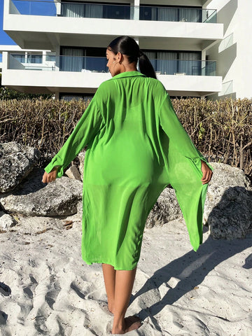 Solid Button Front Shirt & Shorts