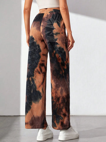Tall Tie Dye Drawstring Waist Sweatpants
