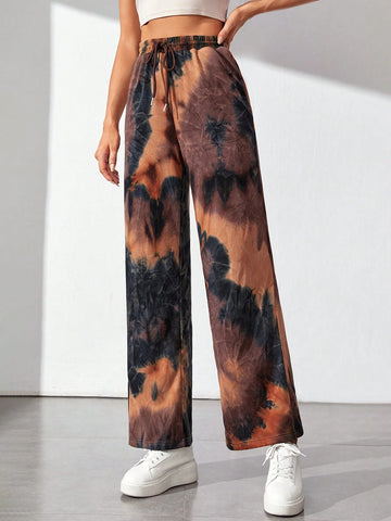 Tall Tie Dye Drawstring Waist Sweatpants