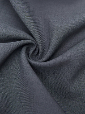 Square Neck Button Front Crop Top & Slant Pocket Pants Workwear