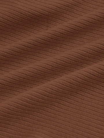 MOD Square Neck Ribbed Knit Tee