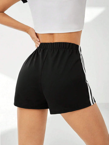 EZwear Striped Side Shorts