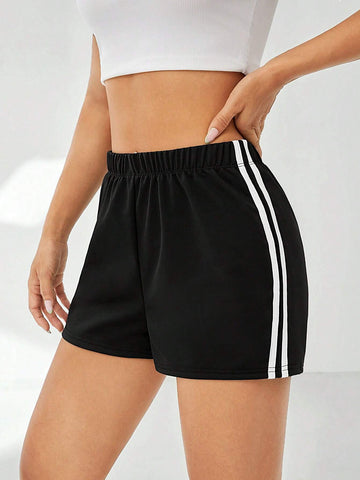 EZwear Striped Side Shorts