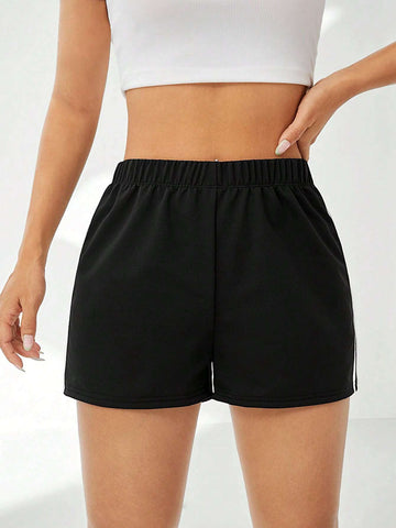 EZwear Striped Side Shorts