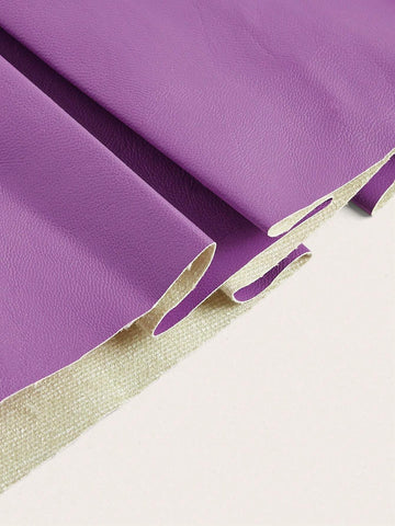 ICON Solid PU Leather Pleated Skirt