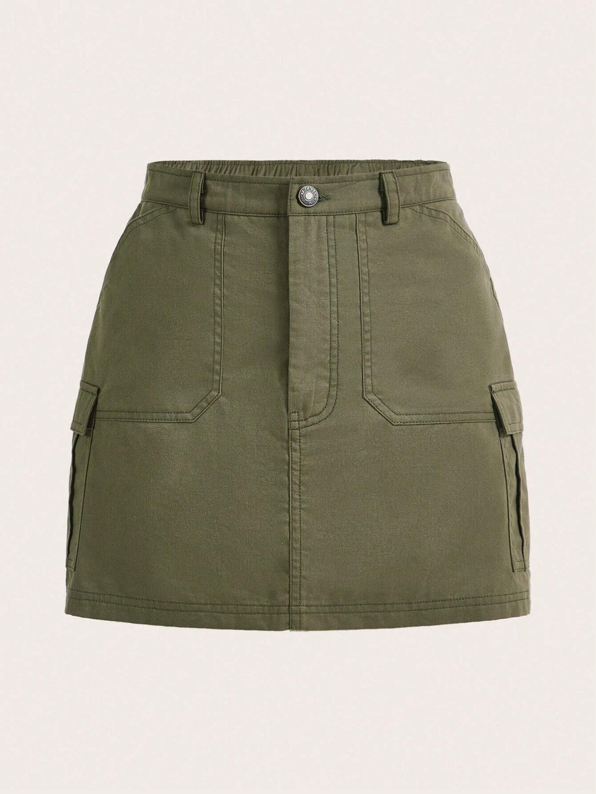 EZwear Flap Pocket Side Cargo Skirt