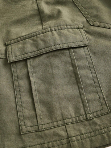 EZwear Flap Pocket Side Cargo Skirt