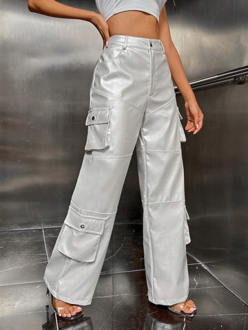 SXY Flap Pocket Side Cargo Pants