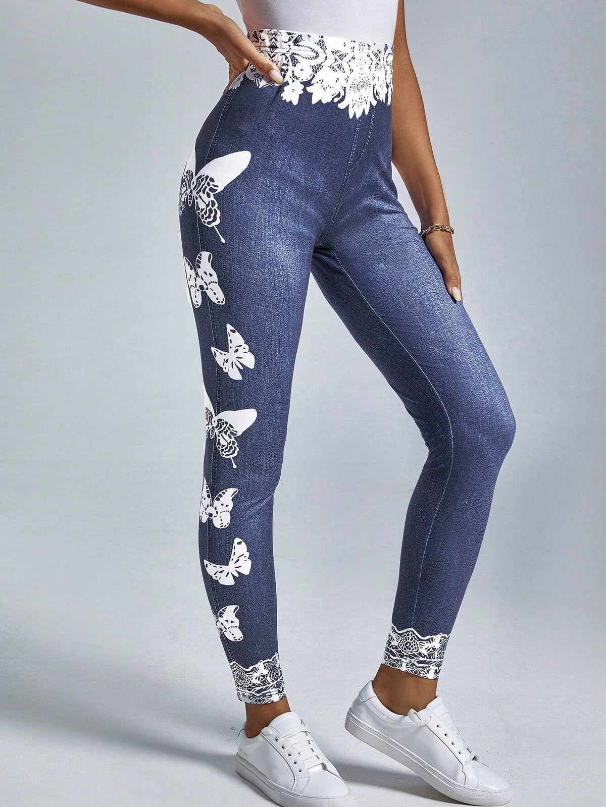 Butterfly Print Leggings