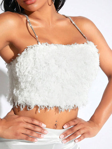 Solid Crop Cami Top & Satin Pants