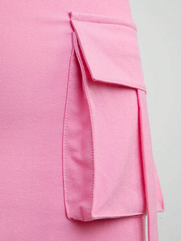 Flap Pocket Cami Top & Skirt