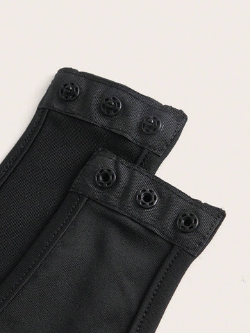 Solid Halter Neck Cut Out Bodysuit & Knot Side Skirt