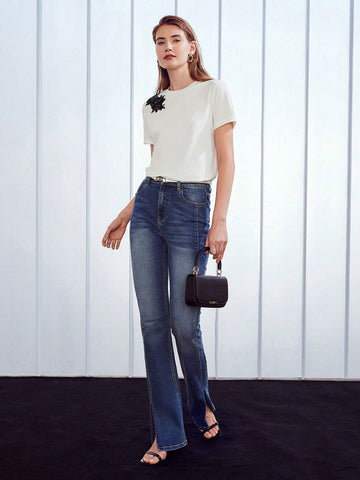 MOTF PREMIUM GUIPURE LACE T-SHIRT