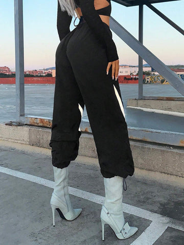 ICON Reflective Panel Drawstring Hem Pants
