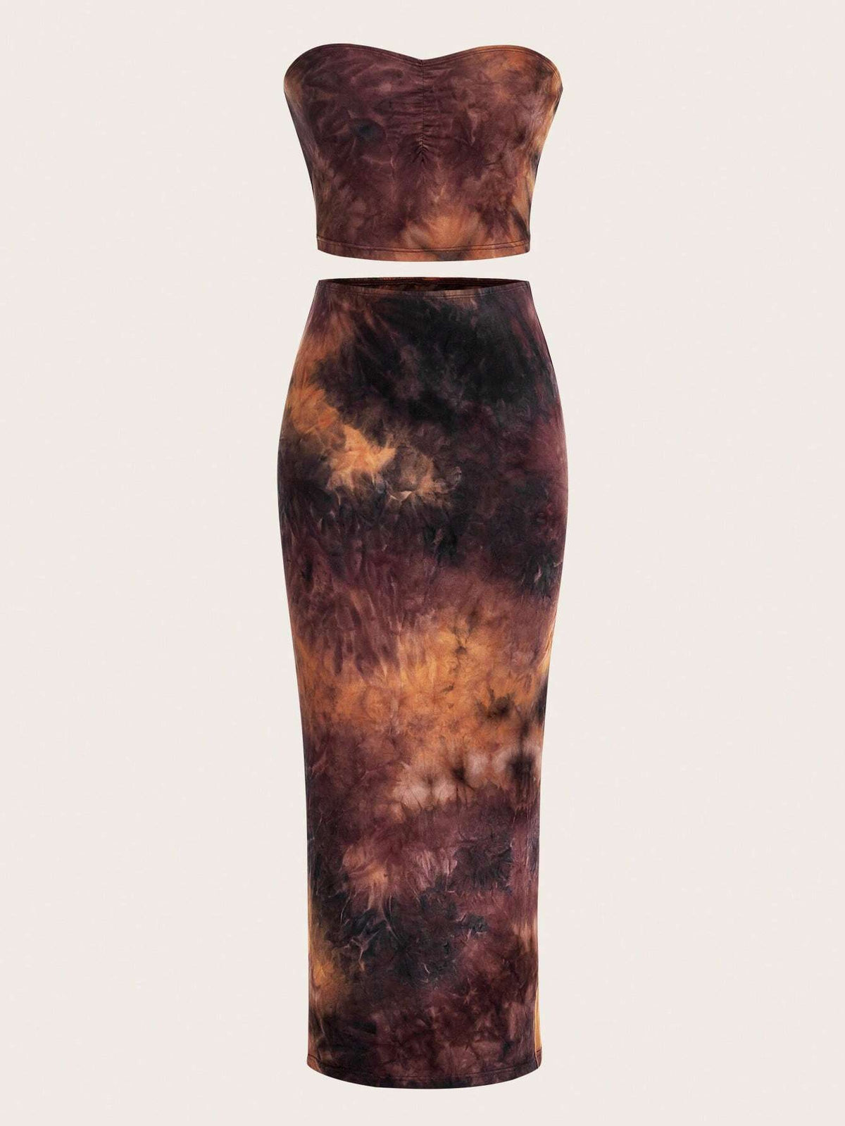 Tie Dye Tube Top & Skirt