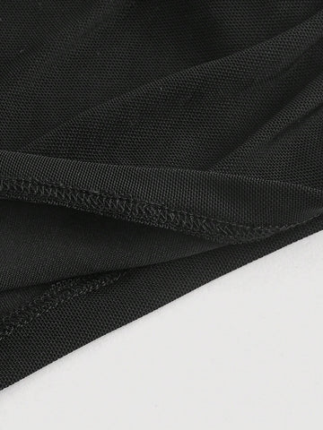 MOD Solid Asymmetrical Hem Skirt