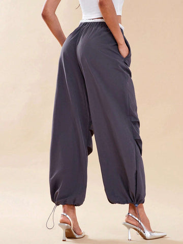 BAE Drawstring Slant Pocket Jogger Pants