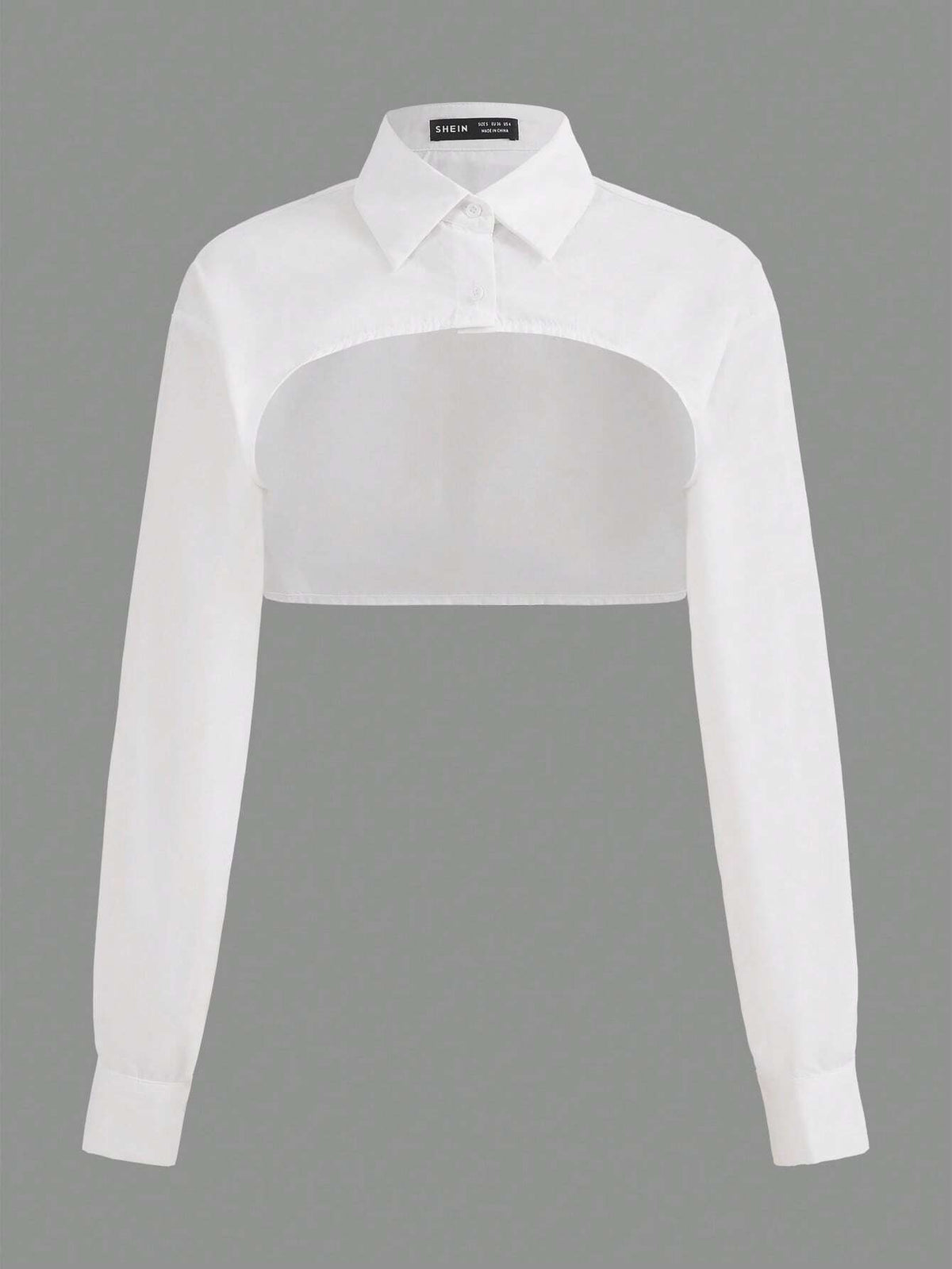 Solid High-low Hem Crop Top