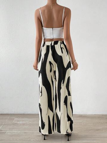 Privé Graphic Print Pants