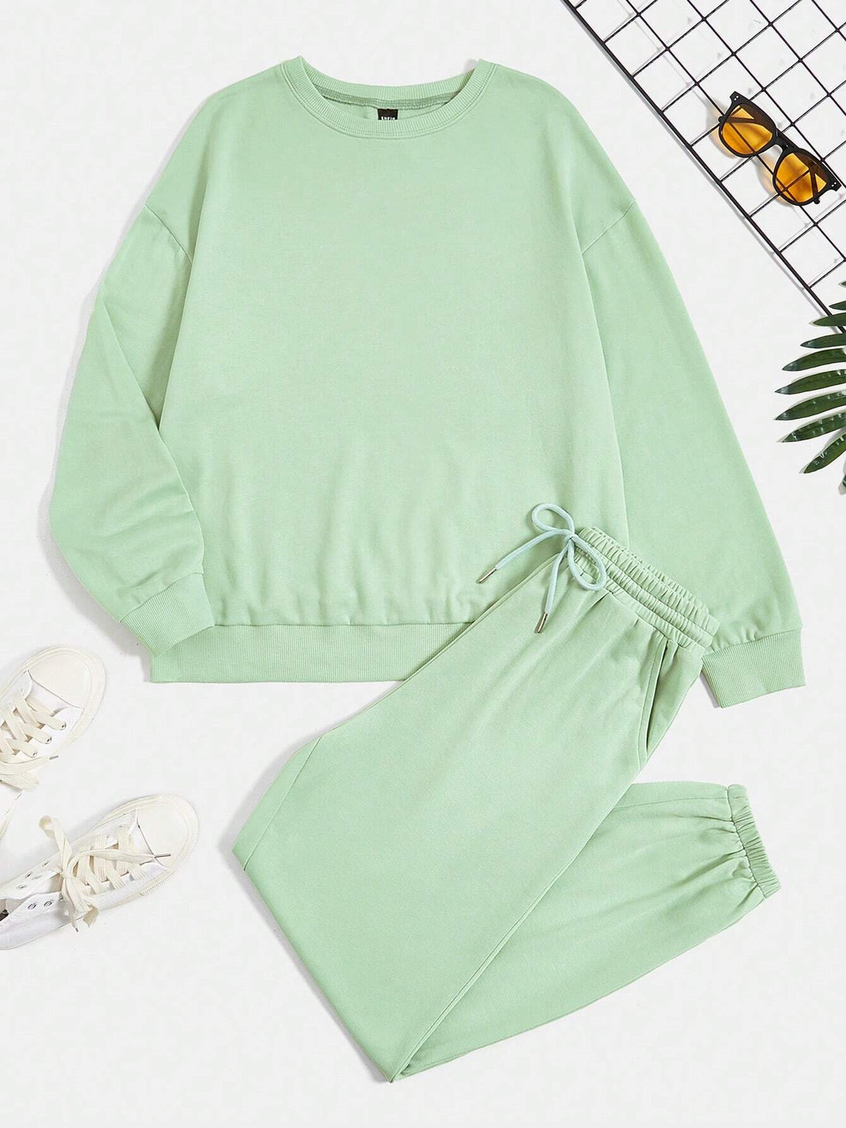 Drop Shoulder Tee & Sweatpants