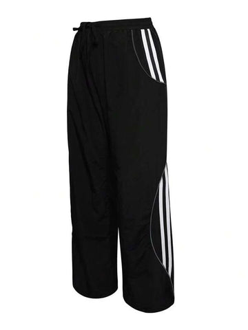 ICON Contrast Tape Side Drawstring Waist Pants