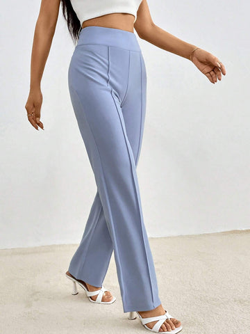 High Waist Straight Leg Pants
