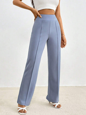 High Waist Straight Leg Pants