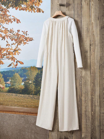 EMERY ROSE Dual Pocket Overall Jumpsuit Without Tee