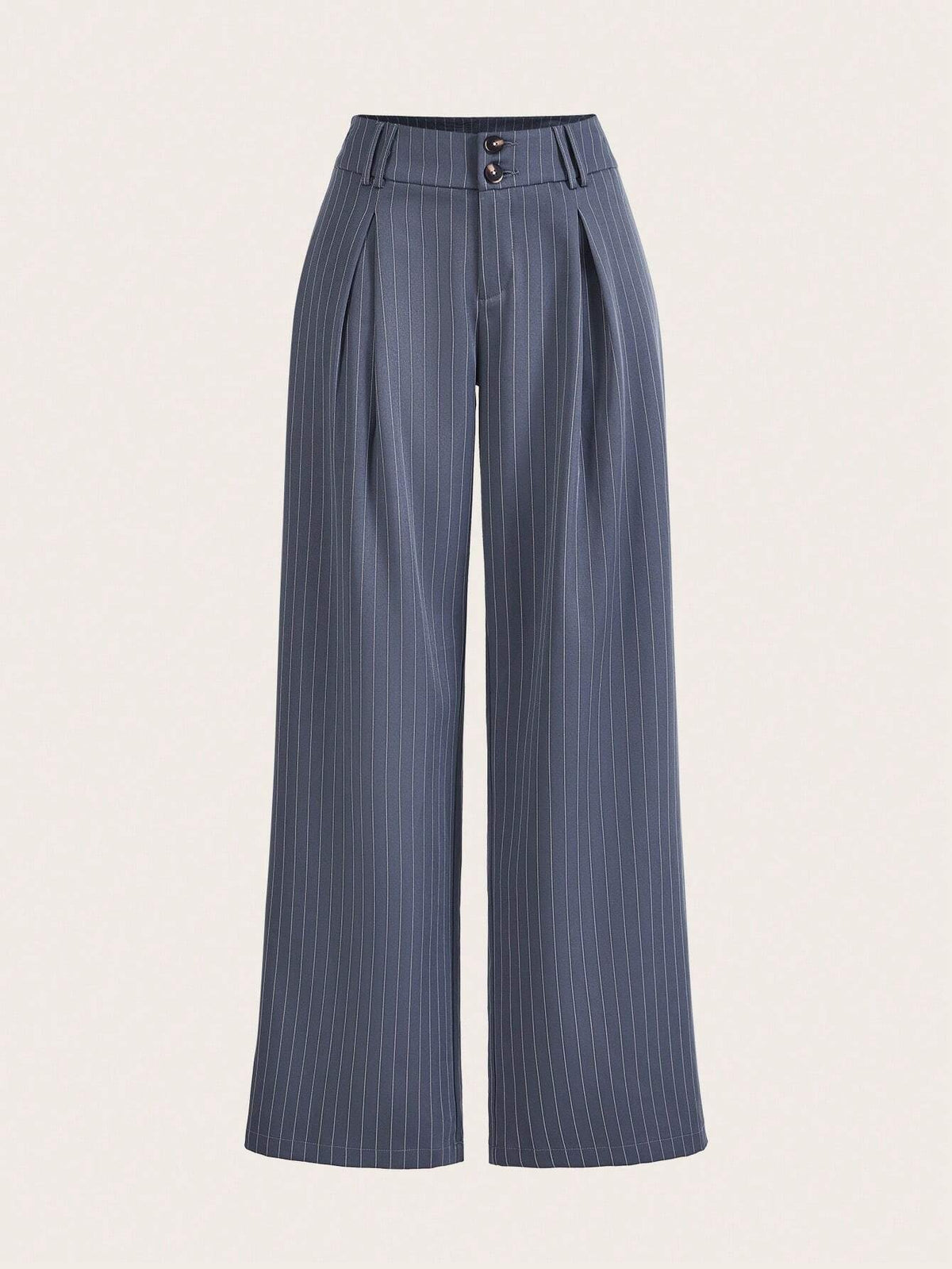 EZwear Striped Print Slant Pocket Pants