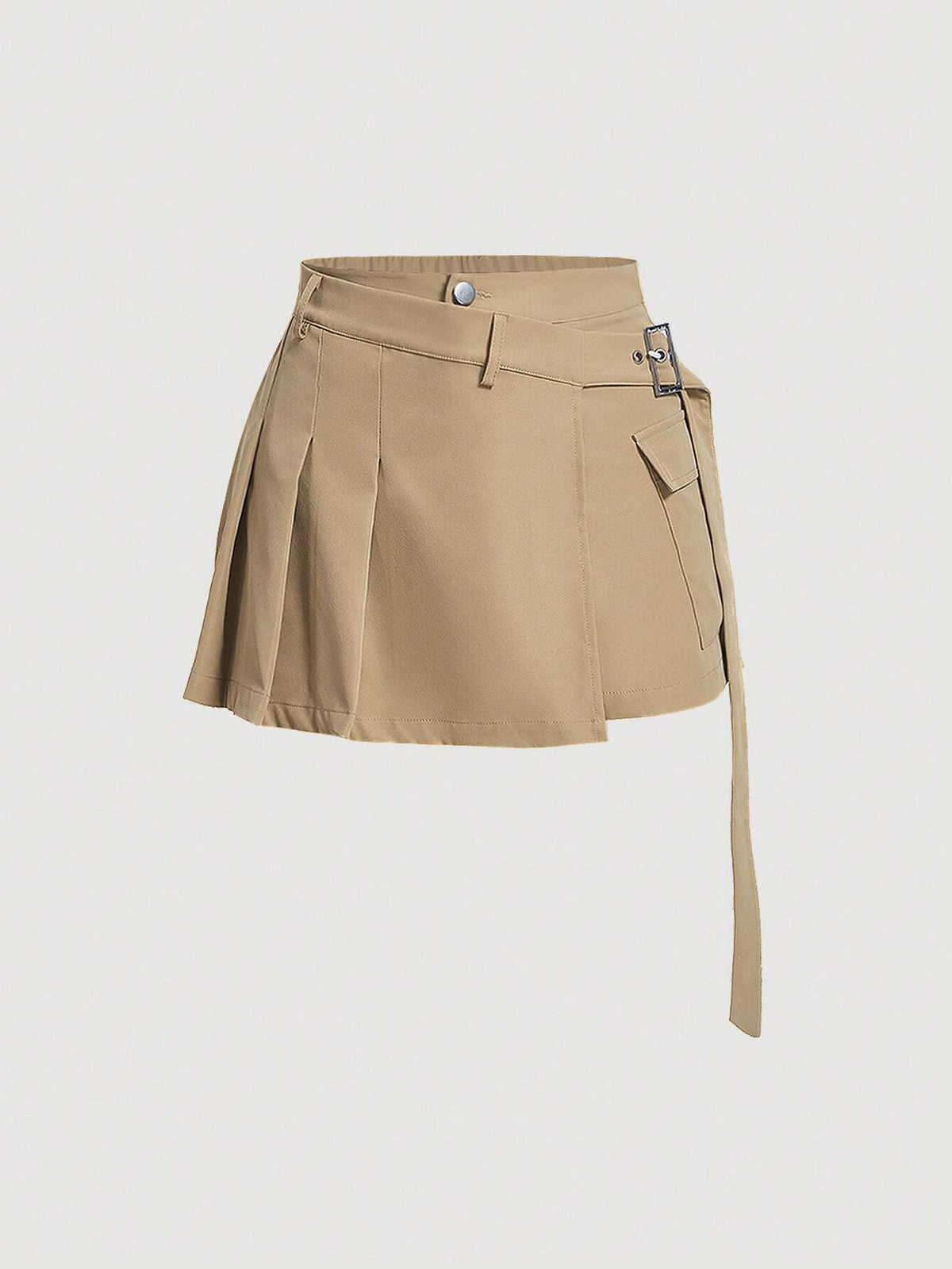 MOD Solid Pleated Skort