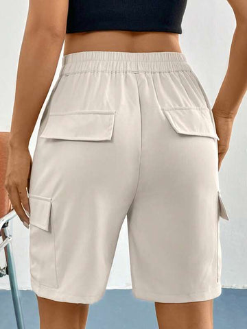 EZwear Flap Pocket Side Cargo Shorts.