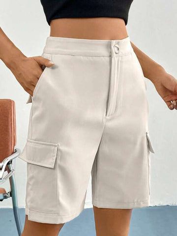 EZwear Flap Pocket Side Cargo Shorts.