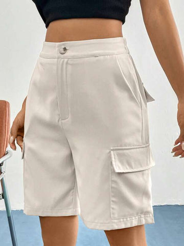 EZwear Flap Pocket Side Cargo Shorts.