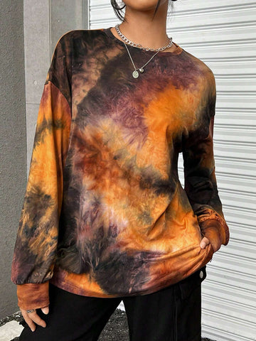 Tie Dye Drop Shoulder Tee