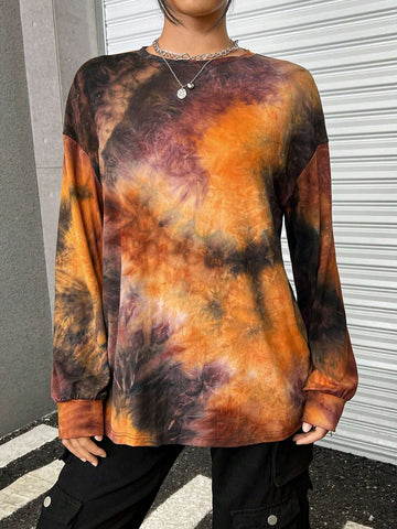 Tie Dye Drop Shoulder Tee