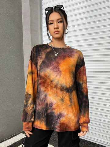 Tie Dye Drop Shoulder Tee